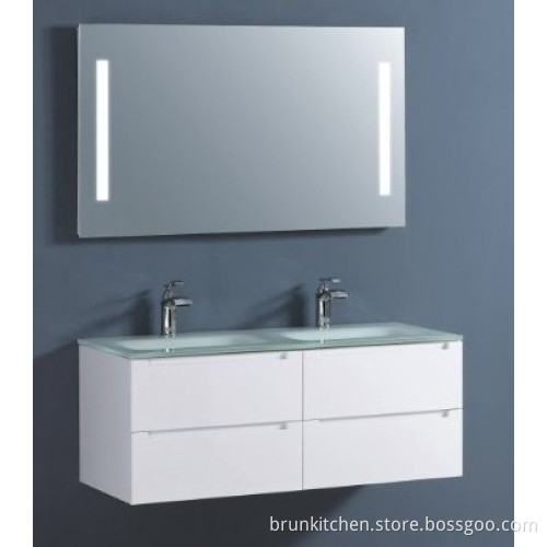 Modern Design White Lacquer Bathroom Vanity